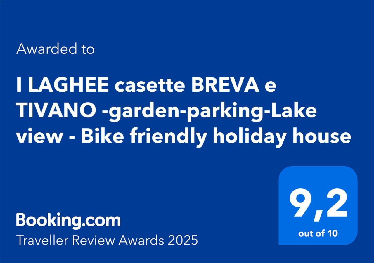 I Laghee Casette Breva E Tivano -Garden-Parking-Lake View - Bike Friendly Holiday House Colico Εξωτερικό φωτογραφία